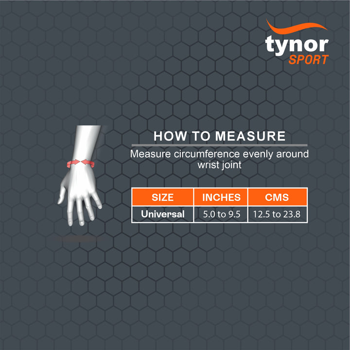 Tynor Wrist Wrap With Thumb Loop (No return no exchange) Tynor