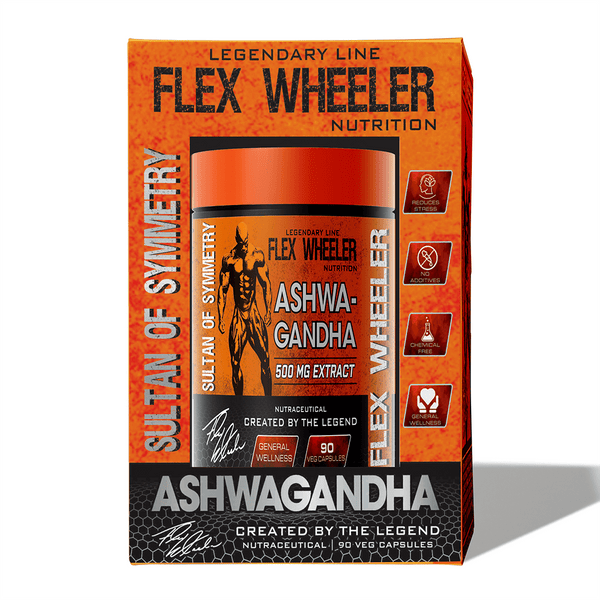 Flex Wheeler Nutrition Ashwagandha 90 Veg Capsules