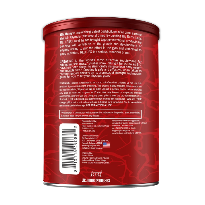 Big Ramy Labs RedRex Creatine 3000mg Product vendor