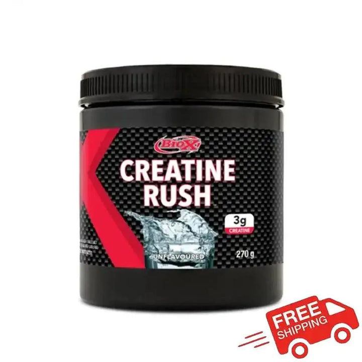 BioX Creatine Rush 270gm Unflavoured - Halt