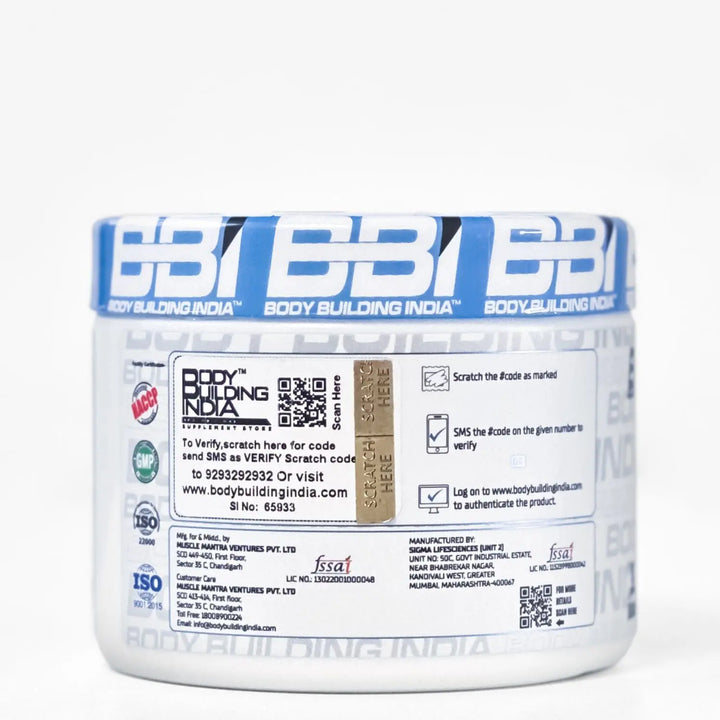 Body Building India BBI Creatine 100g (33 Servings) Product vendor