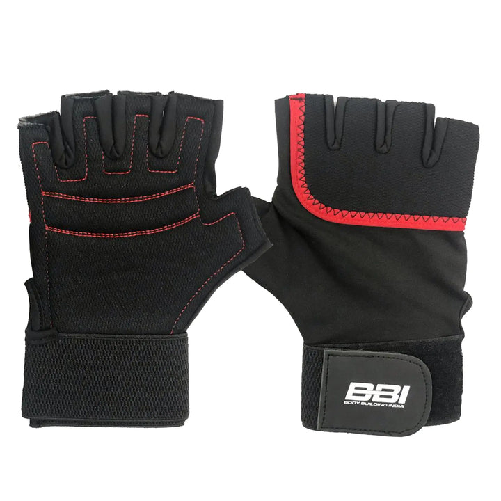 Body Building India BBI Gloves Elite with Wrist Support Product vendor