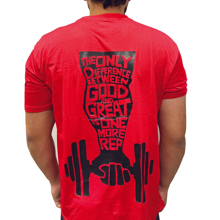 Body Building India BBI Gym T-Shirt (The Only Difference Between Good and Great is One More Rep) Product vendor