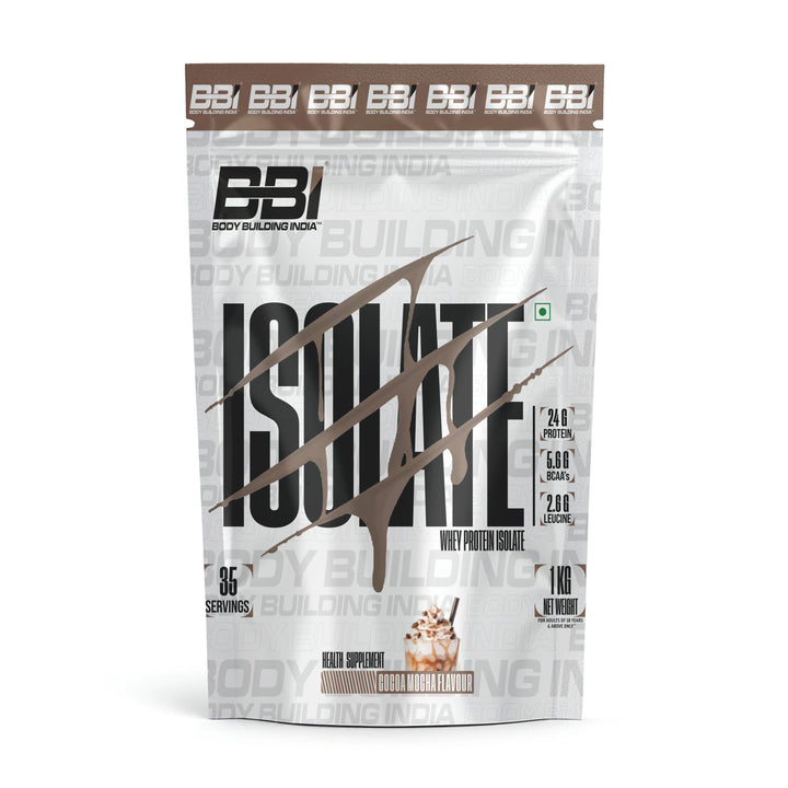 Body Building India BBI ISOLATE Whey Protein Isolate | 24gm Protein | 35 Servings Product vendor