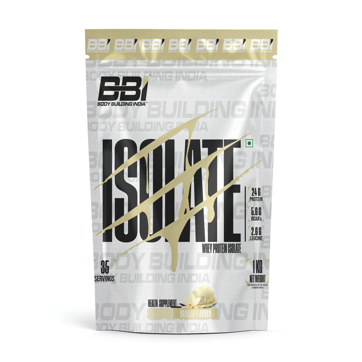 Body Building India BBI ISOLATE Whey Protein Isolate | 24gm Protein | 35 Servings Product vendor