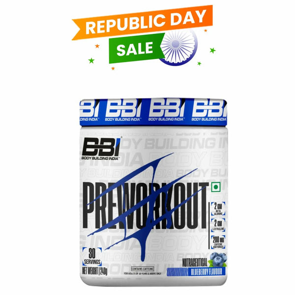 Body Building India BBI Pre-Workout 240g Product vendor