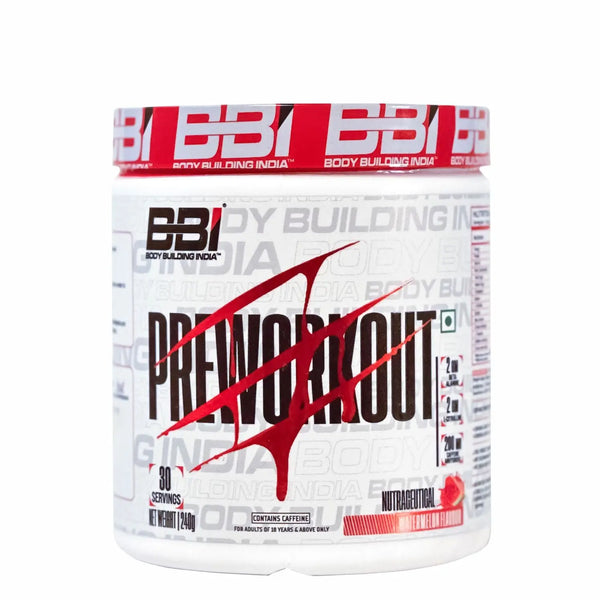 Body Building India BBI Pre-Workout 240g Product vendor