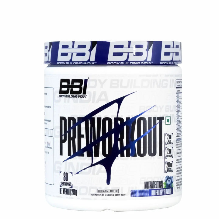 Body Building India BBI Pre-Workout 240g Product vendor