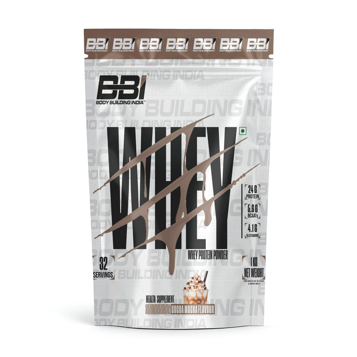 Body Building India BBI Whey Protein Powder | 24gm Protein | Whey Isolate Primary Source Product vendor