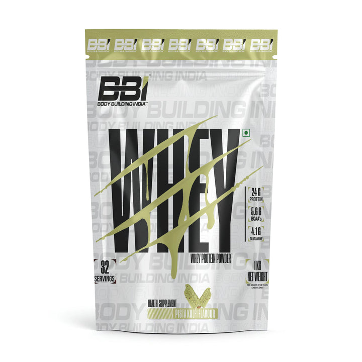 Body Building India BBI Whey Protein Powder | 24gm Protein | Whey Isolate Primary Source Product vendor