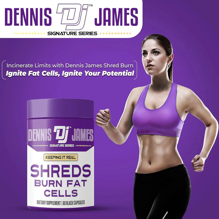 Dennis James Signature Series Shreds Burn Fat Cells (60 Black Capsules) Product vendor