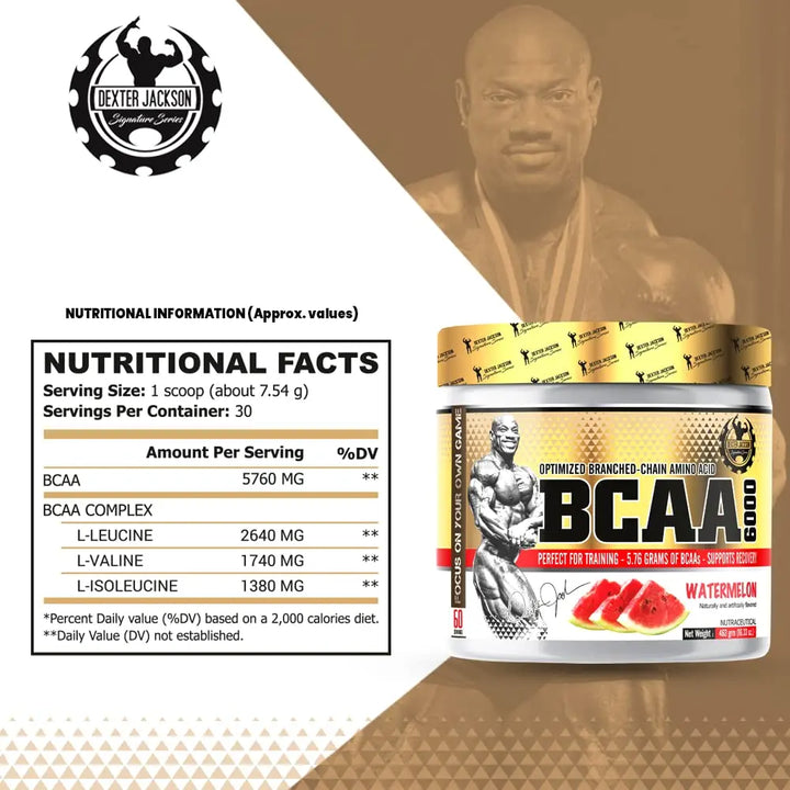 Dexter Jackson Signature Series BCAA 6000 Dexter Jackson