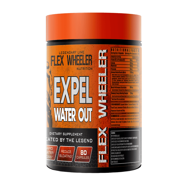 Flex Wheeler Nutrition Expel Water Out – 80 Capsules Product vendor