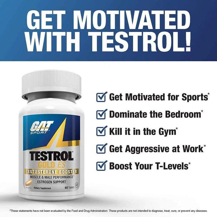 GAT Sport Testrol Gold ES, T-Booster (60 Tablets) GAT Sports