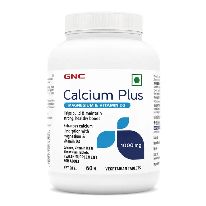 GNC Calcium Plus 1000 mg with Magnesium and Vitamin D3 GNC