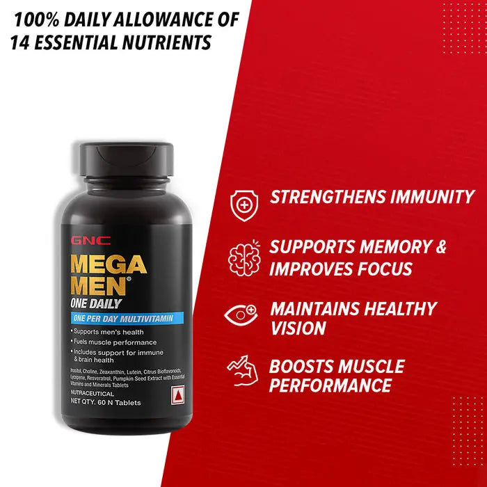 GNC Mega Men One Daily GNC