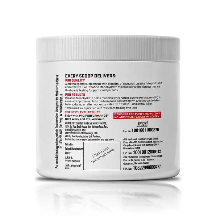 GNC Pro Performance Creatine Monohydrate (3000 mg) Product vendor