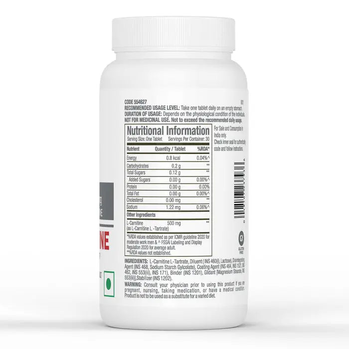 GNC Pro Performance L-Carnitine 500 mg GNC