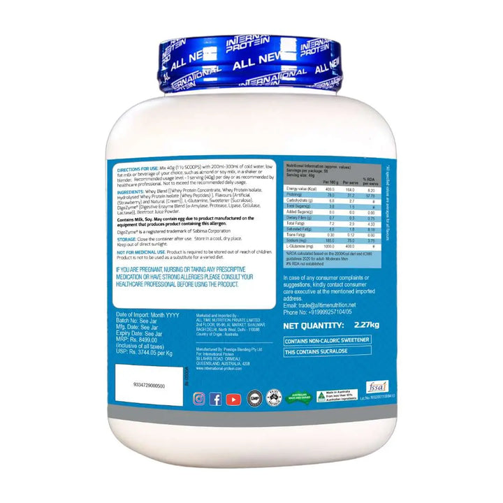 International Protein Superior Whey Product vendor