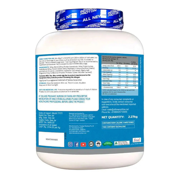 International Protein Superior Whey Product vendor