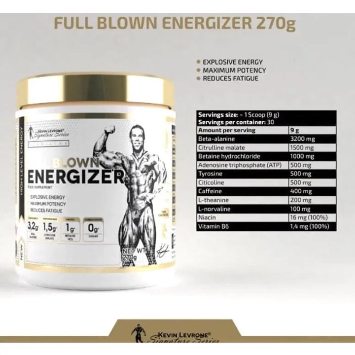 Kevin Levrone Gold Full Blown Energizer 30 Servings - Halt