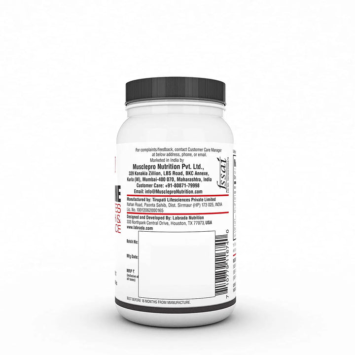 Labrada L-Arginine 100 Veg Caps (100% Pure 500mg L-Arginine, Strength, Endurance) - Halt