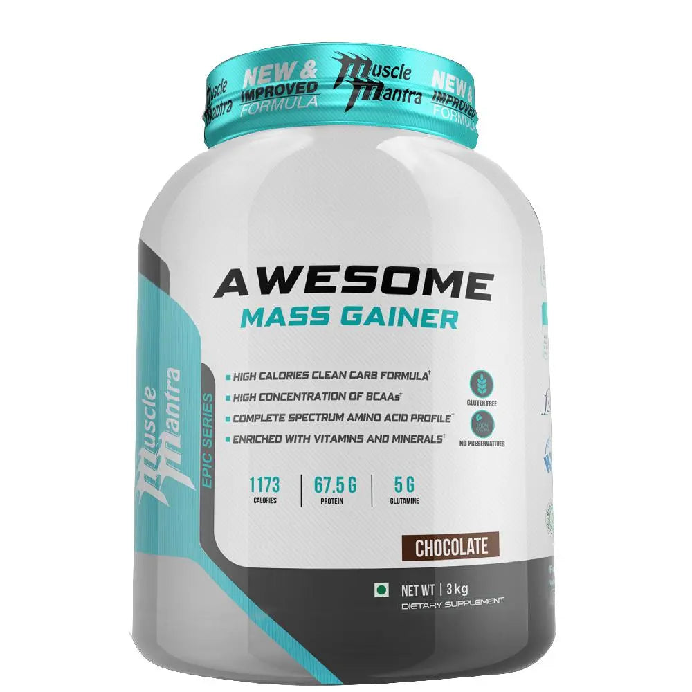 MUSCLE MANTRA EPIC SERIES AWESOME MASS GAINER - Halt