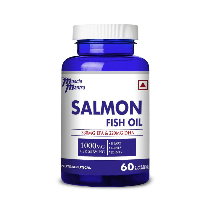 Muscle Mantra Salmon Fish Oil 1000MG - 60 softgel Capsules Product vendor