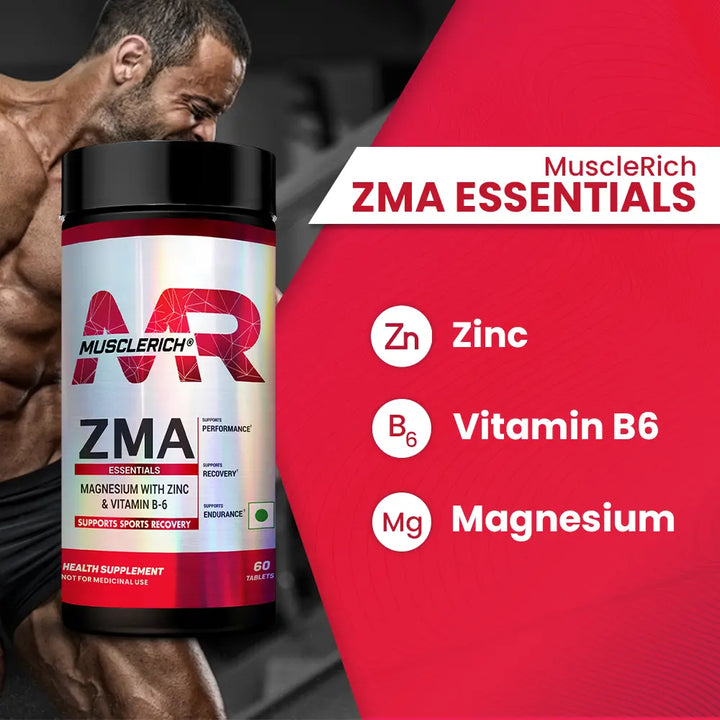 Muscle Rich ZMA (Magnesium with Zinc & Vitamin B-6) 60 Tablets Product vendor