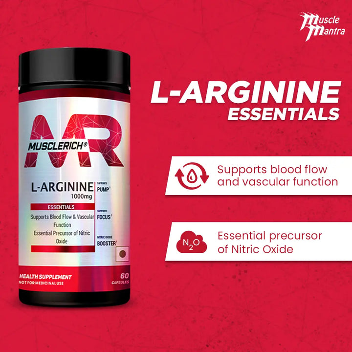 MuscleRich L-Arginine (60 Capsules) Product vendor