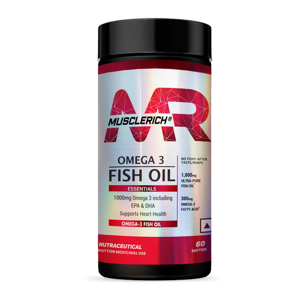 MuscleRich Omega-3 Fish Oil (1000mg Omega 3 including EPA & DHA) 60 Softgel Product vendor