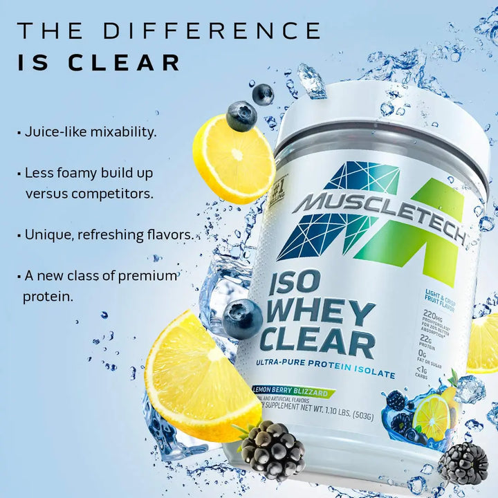 MuscleTech ISO Whey Clear Product vendor