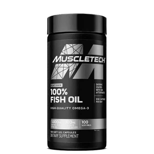 MuscleTech Platinum 100% Fish Oil, 100 Softgel Product vendor