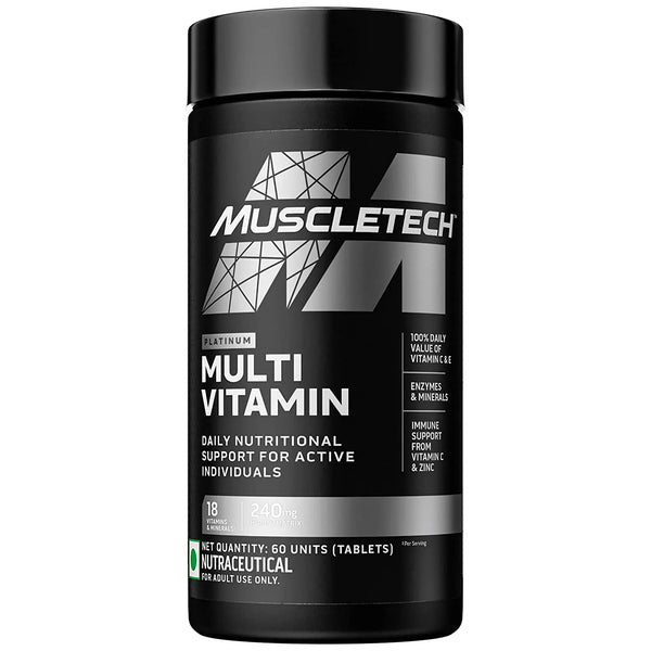 Muscletech Platinum MultiVitamin 60 Tablets Muscletech