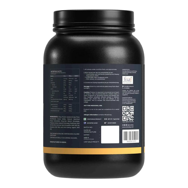 Nutrabay Gold 100% Whey Protein Isolate Product vendor