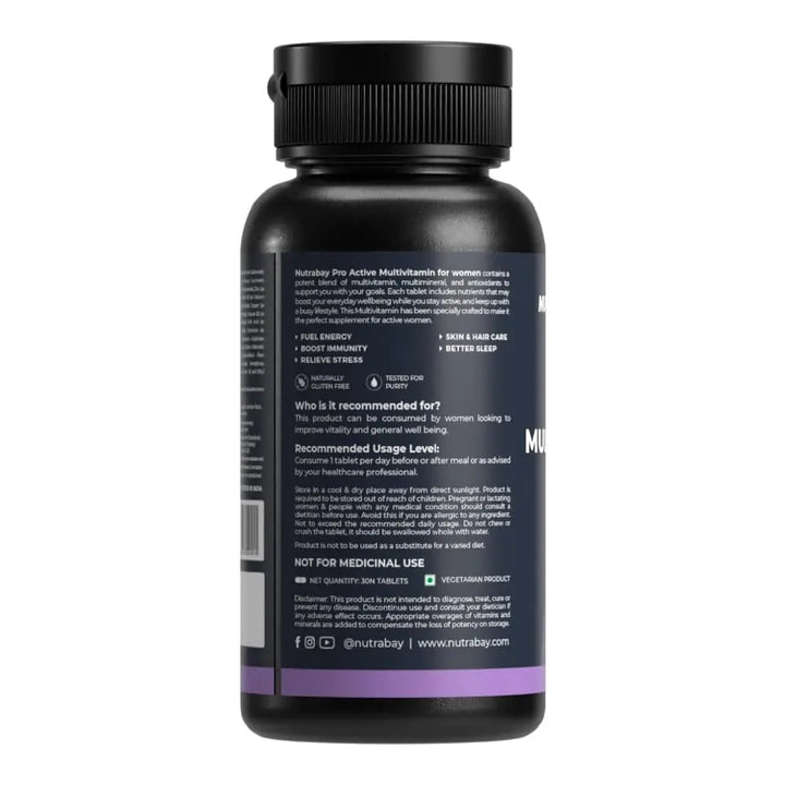 Nutrabay Pro Active Multivitamin for Women Product vendor