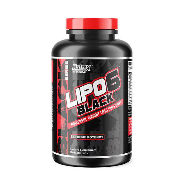 Nutrex Research LIPO-6 BLACK Extreme Potency Fat Burner (120 Black-Caps) Nutrex Research