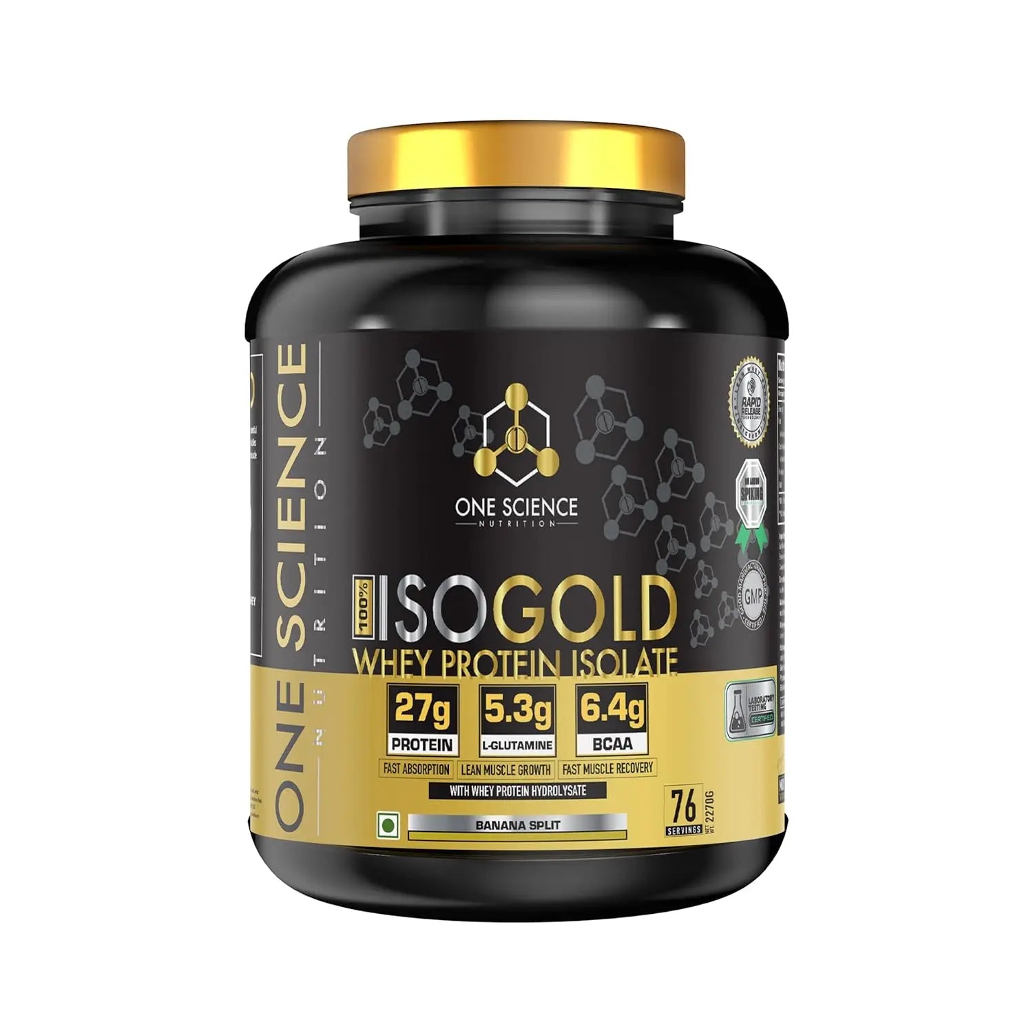 One Science ISO GOLD Whey Protein Isolate One Science Nutrition