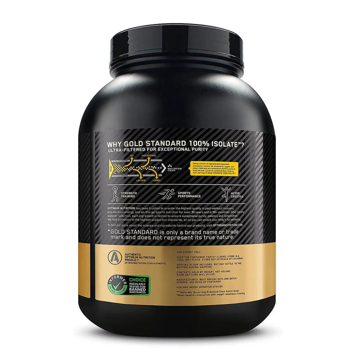 Optimum Nutrition Gold Standard 100% Isolate (Imported) Optimum Nutrition