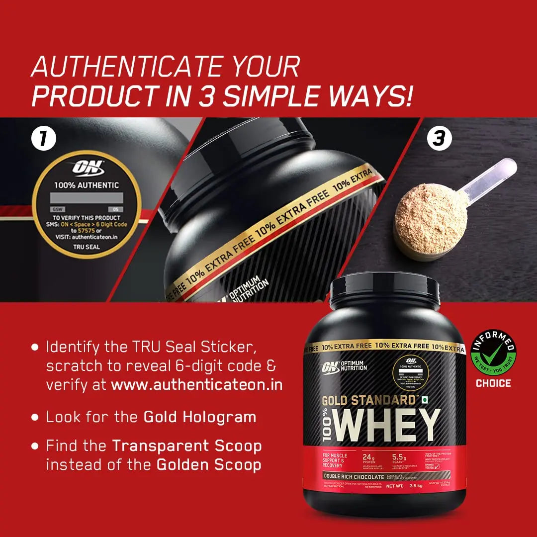 Optimum Nutrition Gold Standard 100% Whey  (Indian) Optimum Nutrition