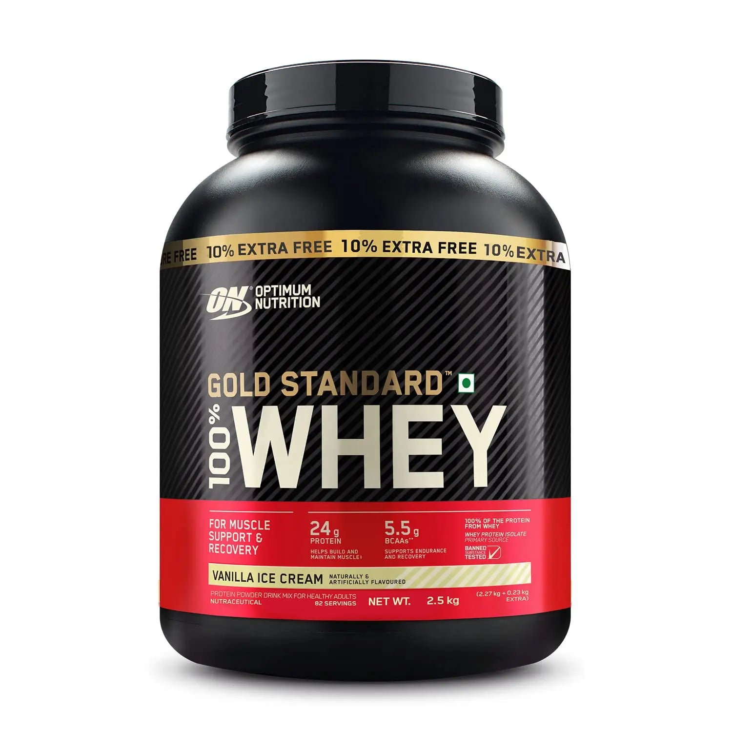 Optimum Nutrition Gold Standard 100% Whey  (Indian) Optimum Nutrition