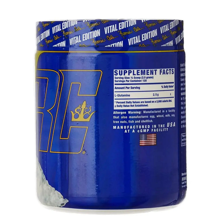 Ronnie Coleman Glutamine - 300 g, Unflavored - Halt