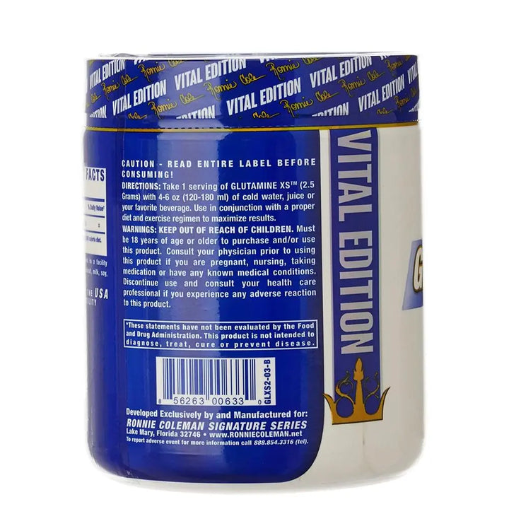 Ronnie Coleman Glutamine - 300 g, Unflavored - Halt