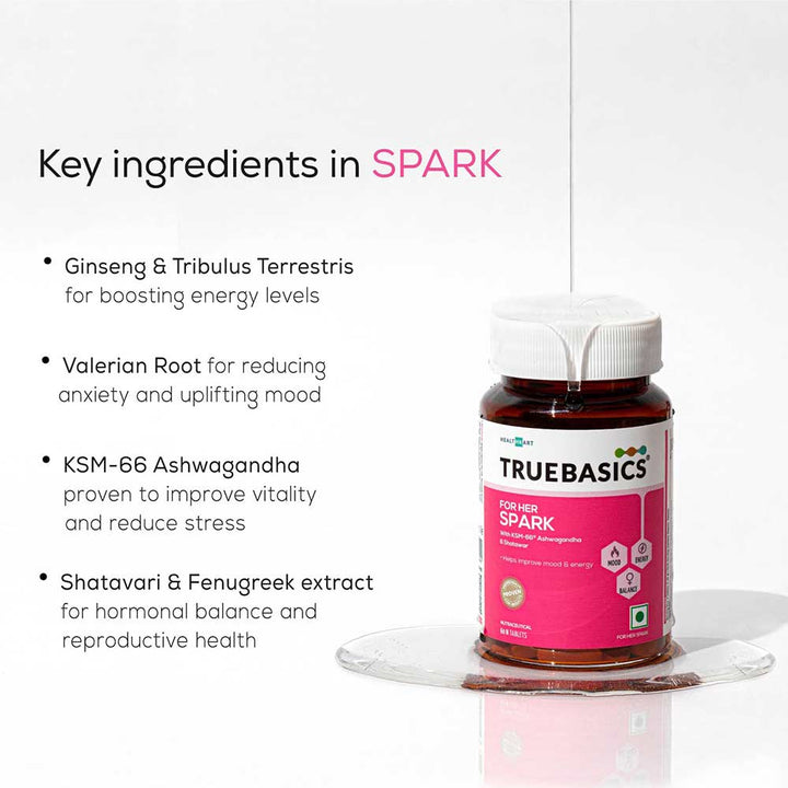 TrueBasics For Her Spark, 60 tablet(s) Unflavoured TrueBasics