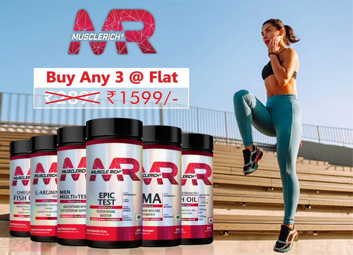 Buy Any 3 @ Flat 1599/- MuscleRich