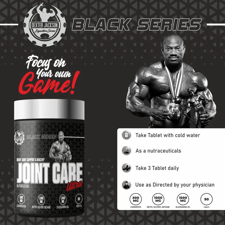 Dexter Jackson Black Series Joint Care Ultra 90 Tablets Product vendor