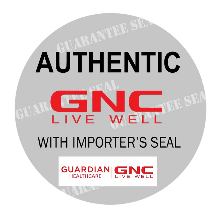 Authentic GNC supplements