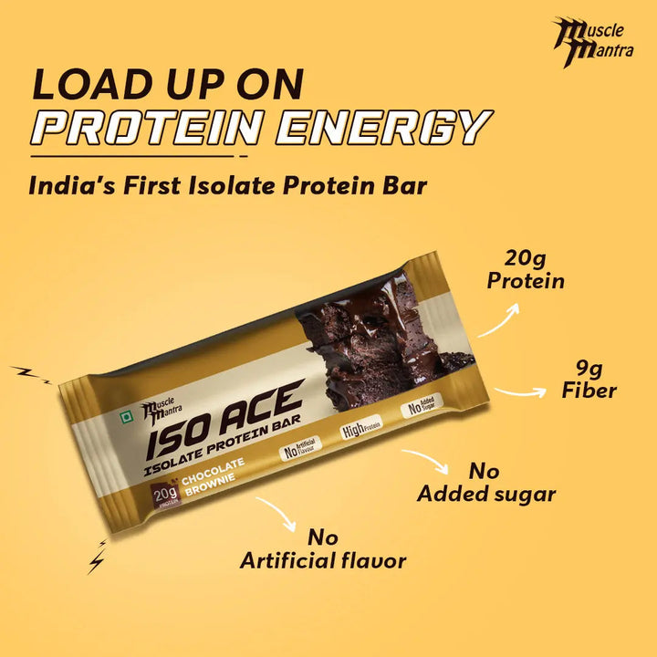 Muscle Mantra ISO ACE Isolate Protein Bar Product vendor