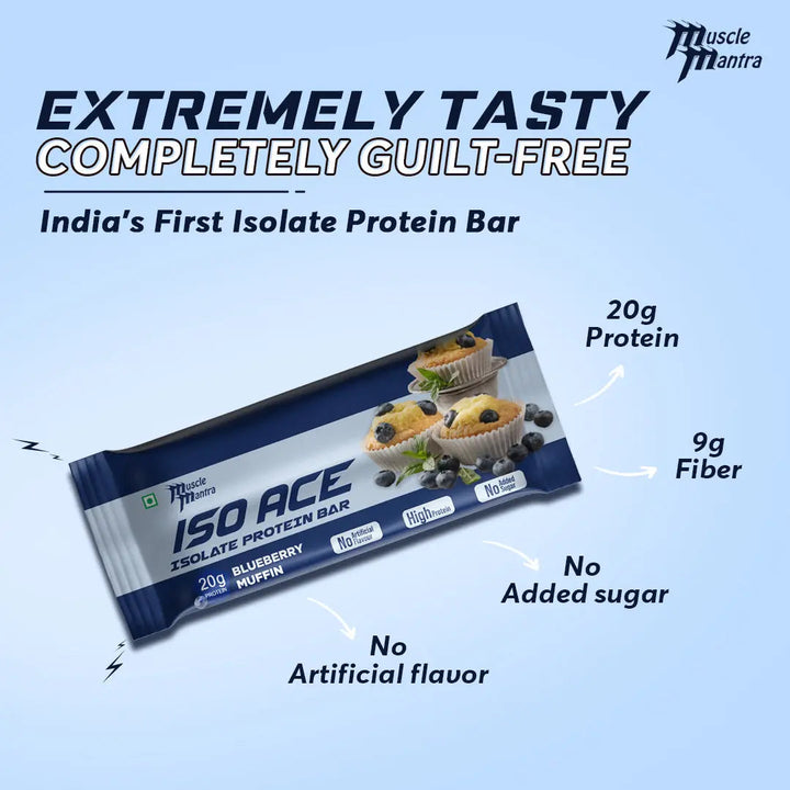 Muscle Mantra ISO ACE Isolate Protein Bar Product vendor