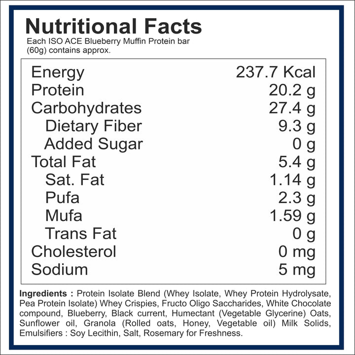 Muscle Mantra ISO ACE Isolate Protein Bar Product vendor